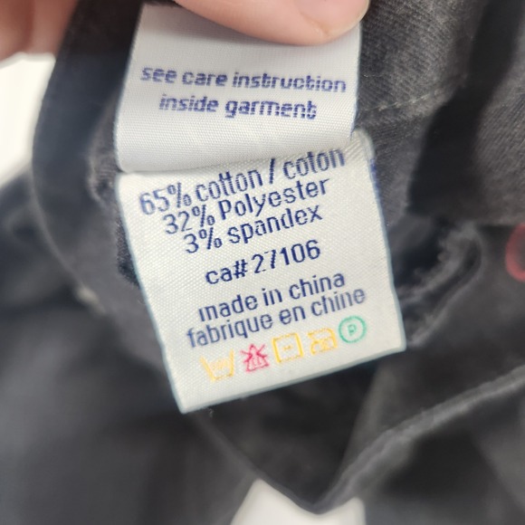 Shank Jeans #020 Womens Flare Leg Low Rise Pants Charcoal Grey Y2K Style - Picture 10 of 10